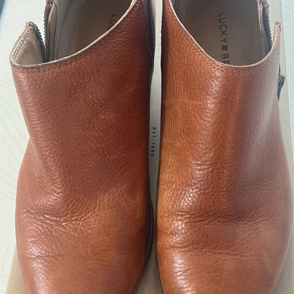 Lucky Brand Tan Leather Boots